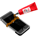apple, broken, iphone icon