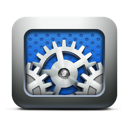 execute, gears, preferences, settings, system, utilities icon