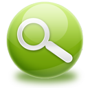 find, green, search, zoom icon