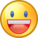 face, funny, happy, smiley, yahoo icon