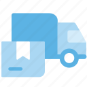 delivery, parcel, shipping, truck