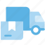 delivery, parcel, shipping, truck 