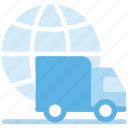 delivery, global, international, truck