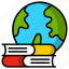globe education, geography, international, astronomy, science, world, planet icon 