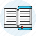 ebook, education, elearning, knowledge, online course, study, learning icon icon