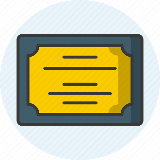 Diploma, achievement, approved, certificate, degree, licence, grade icon icon icon - Download on Iconfinder