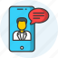 online teacher, communication, online lecture, seminar, webinar, learning, consultation icon icon 