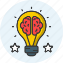 smart ideas, counsel, opinion, brainstorming, intelligence, creativity, inspiration icon icon
