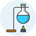 chemistry, chemical, science, research, experiment, molecules, atom icon icon