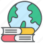 globe education, geography, international, astronomy, science, world, planet icon icon 