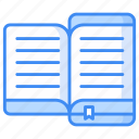 ebook, education, elearning, knowledge, online course, study, learning icon icon