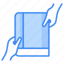 literature exchange, transfer, file, learning, notes, revision icon icon
