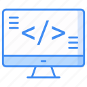 code learning, coding, programming, developer, freelance, software, coder icon icon
