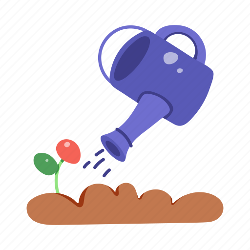 Gardening, watering can, plant watering, watering pot, plant sprinkler icon - Download on Iconfinder
