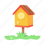 aviary, birdhouse, bird home, nesting box, wooden birdhouse 