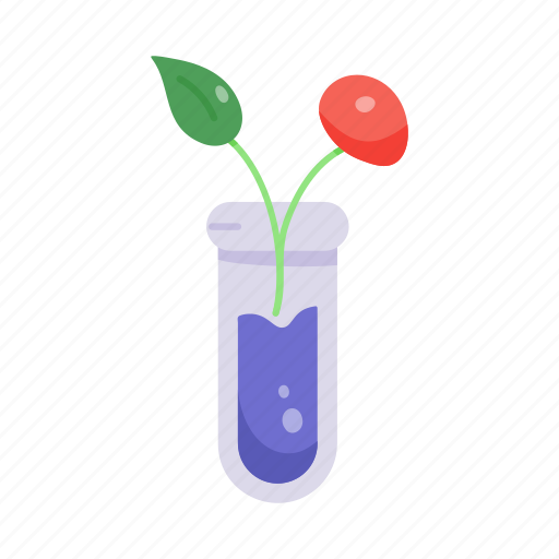Plant test, lab plant, plant experiment, botany experiment, test tube icon - Download on Iconfinder
