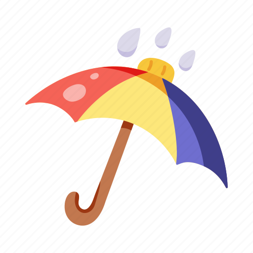Raining, rain protection, umbrella, parasol, rainfall icon - Download on Iconfinder