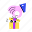 surprise, gift box, hamper, present, wrapped box 