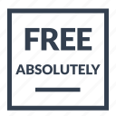 absolutely, free, guarantee, label