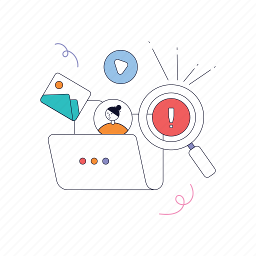 Seo error, search error, search issue, search problem, seo, search engine, search optimization illustration - Download on Iconfinder