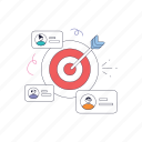 target users, target audience, target customers, target client, intended audience 
