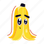 fruit peel, banana peel, banana skin, fruit skin, peel 