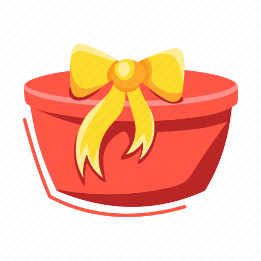 Surprise, gift box, hamper, present, wrapped gift sticker - Download on Iconfinder