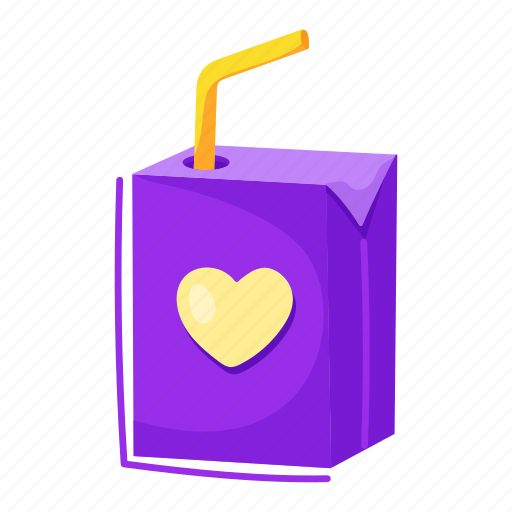 Juice, love drink, valentine drink, romantic drink, beverage sticker - Download on Iconfinder