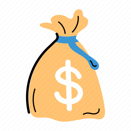 Money bag, money sack, cash bag, money pouch, wealth icon - Download on Iconfinder