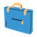 briefcase, office bag, handbag, baggage, portfolio