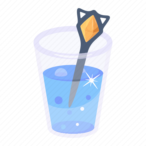 Drink, beverage, glass, water, magic water icon - Download on Iconfinder