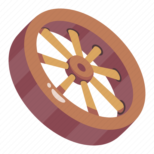 Steering, wheel, tyre, medieval wheel, cart wheel icon - Download on Iconfinder