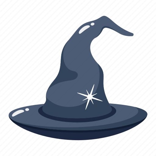 Cap, witch hat, witch cap, magic hat, headwear icon - Download on Iconfinder