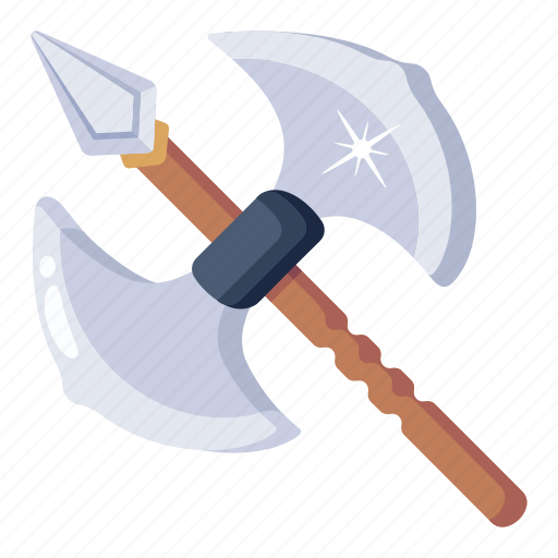 Weapon, tool, double axe, war tool, axe icon - Download on Iconfinder