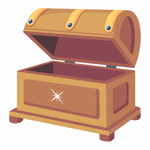 Treasure box, treasure chest, gold chest, coins chest, money chest icon - Download on Iconfinder