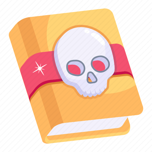 Spell book, magic book, booklet, guidebook, scary book icon - Download on Iconfinder