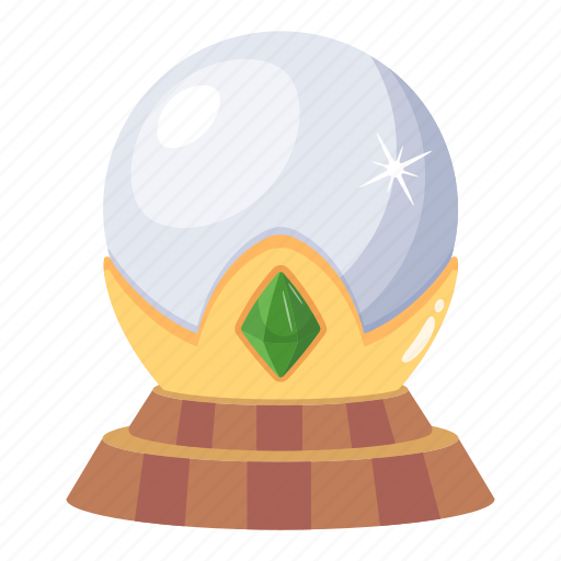Magic globe, magic ball, fortune ball, fortune teller, miscellaneous ball icon - Download on Iconfinder