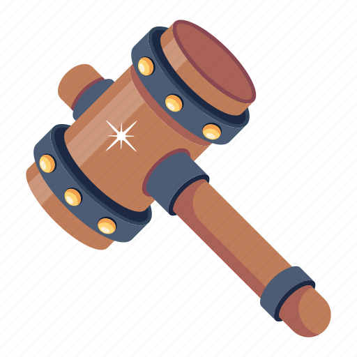 Weapon, tool, medieval hammer, war tool, mallet icon - Download on Iconfinder