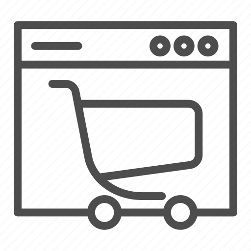 Shop, cart, basket, trolley, website, sales, site icon - Download on Iconfinder