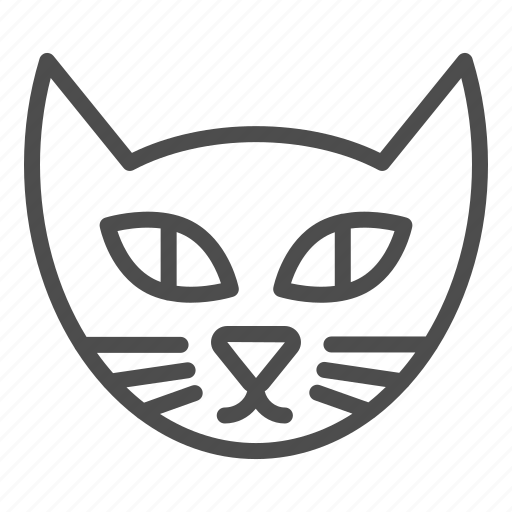 Cat, face, animal, domestic, pet, kitty, cute icon - Download on Iconfinder