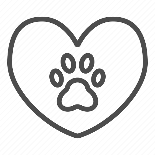 Dog, pet, animal, mark, paw, footprint, love icon - Download on Iconfinder