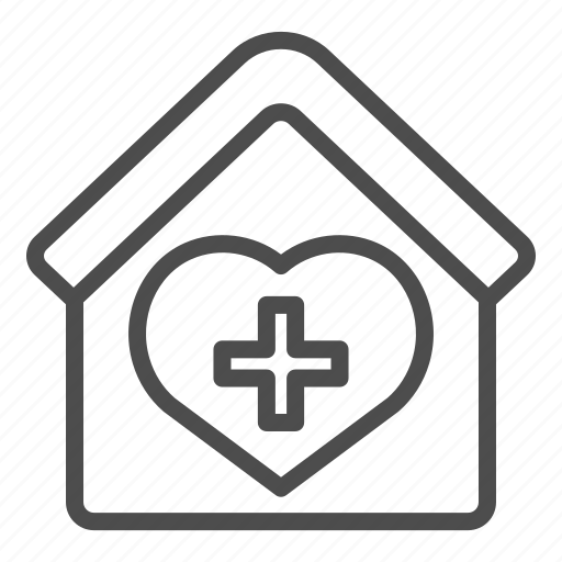 Cross, house, building, care, aid, architecture, construction icon - Download on Iconfinder