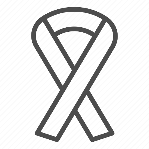 Ribbon, charity, support, help, illness, cancer, breast icon - Download on Iconfinder