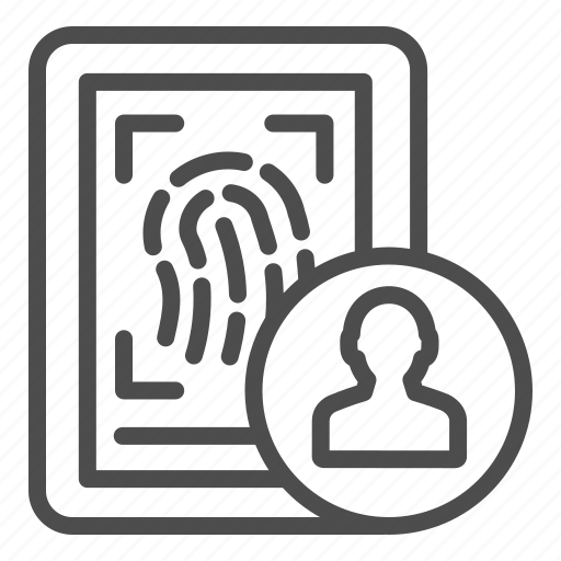 Fingerprint, finger, print, crime, hand, identity, evidence icon - Download on Iconfinder