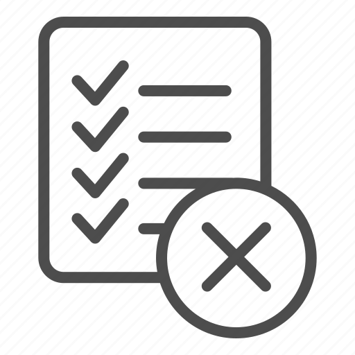 Prohibited, allowed, ban, document, file, prohibition, list icon - Download on Iconfinder