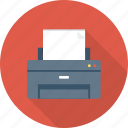 paper, print, printer, printing icon