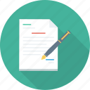 contract, feedback, form inquiry icon