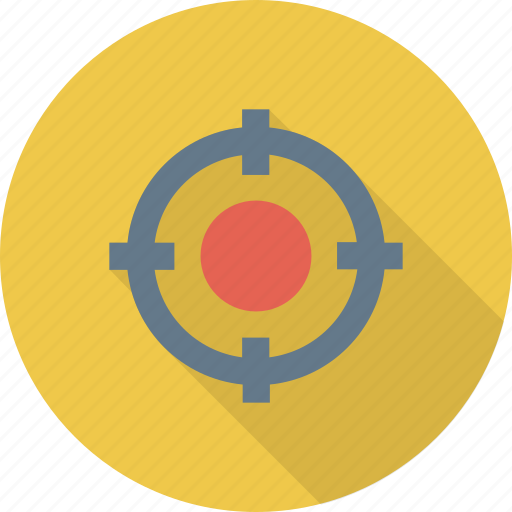 Crosshair, pin point, shoot, target icon icon - Download on Iconfinder