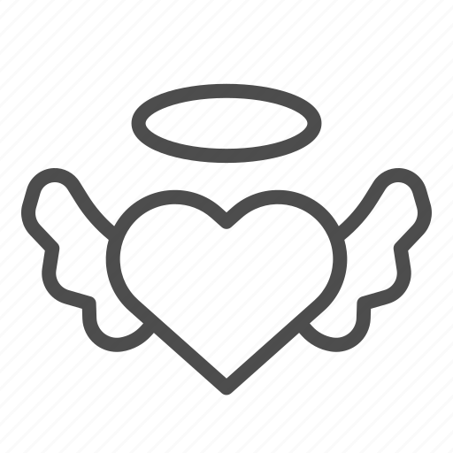 Wings, saint, romance, happy, fly, wing, heart icon - Download on Iconfinder