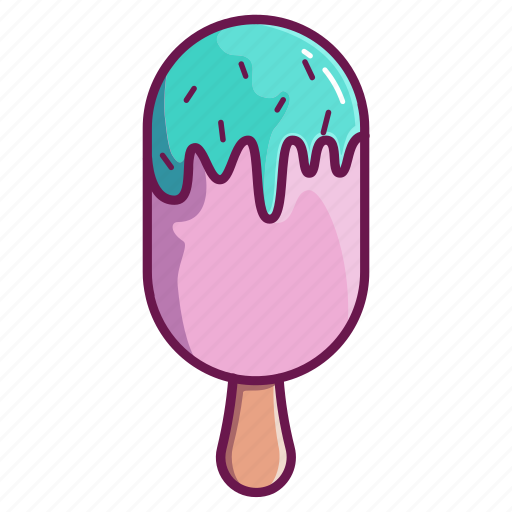 Ice cream, popsicle, fruit, flavor, strawberry, sweet, dessert icon - Download on Iconfinder